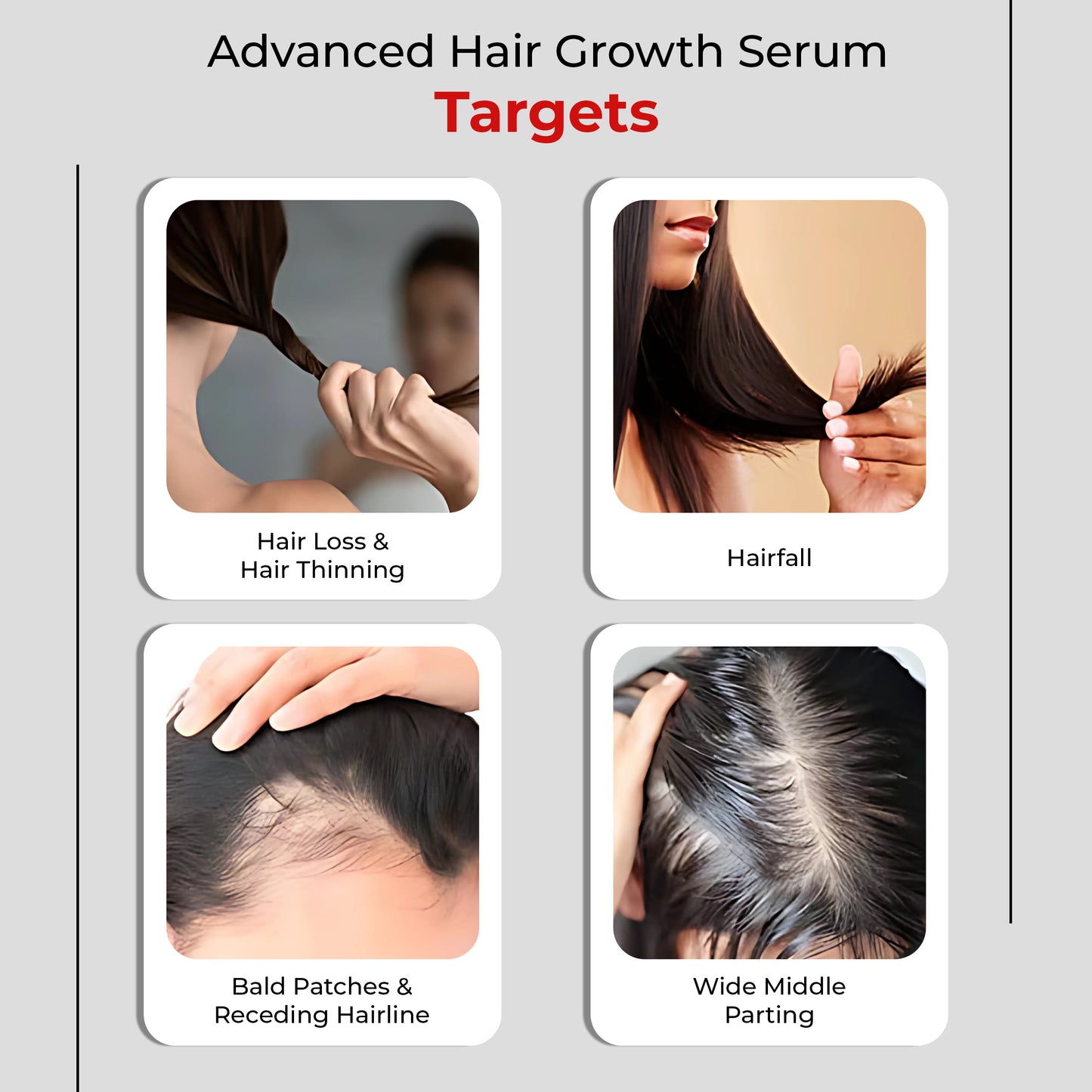 ENCURE™ Hair Growth Serum | Advanced Formula with 3 % Redensyl, 3 % Anagain, 3 % Procapil, 5 % Capixyl & 4% Baicapil | 18% Hair Growth Actives | Thicker & Stronger Hair Growth | Stimulates Hair Growth & Hair Fall Control Serum for Men & Women, 50ml